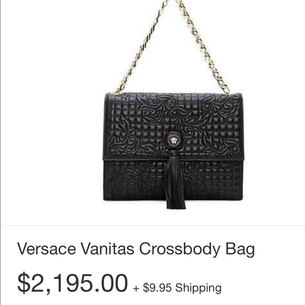 Authentic Versace Vanitas crossbody bag. Please check Picture 14 for the damage - Picture 3 of 16